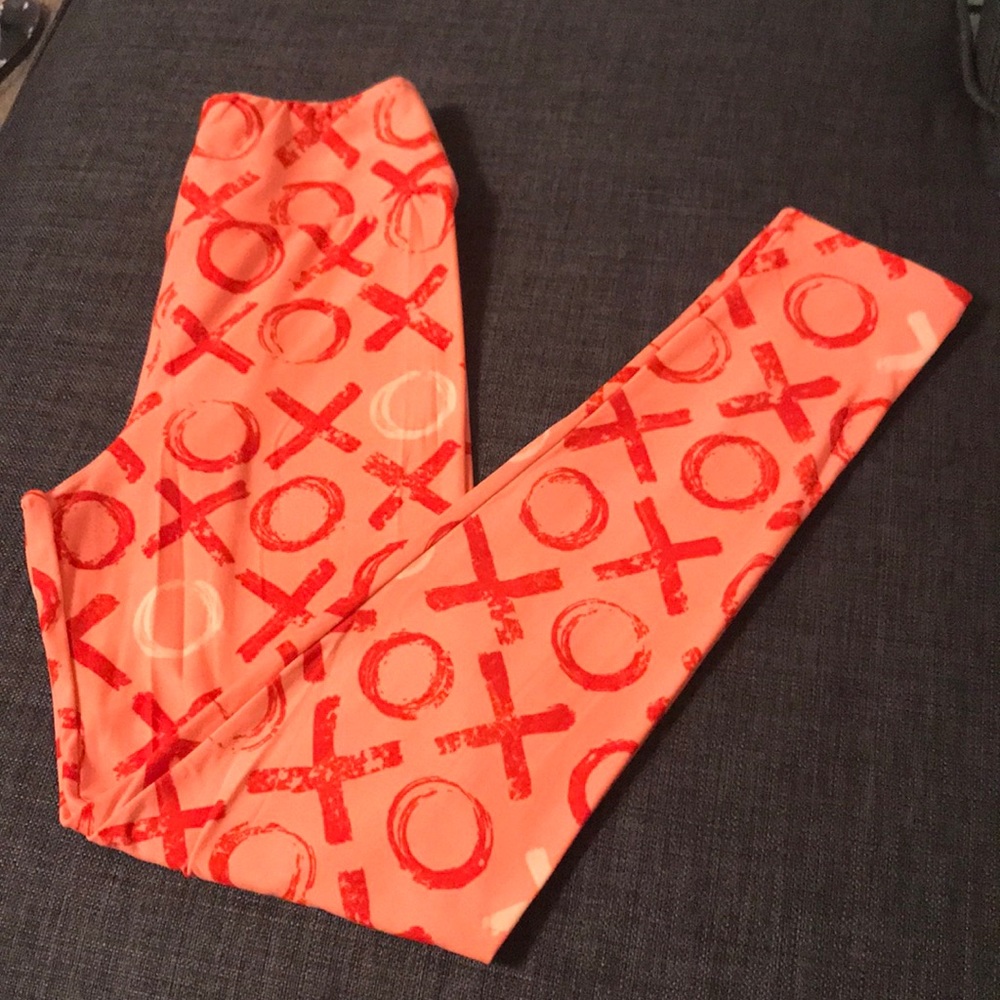 NWOT OS LuLaRoe Valentine Leggings